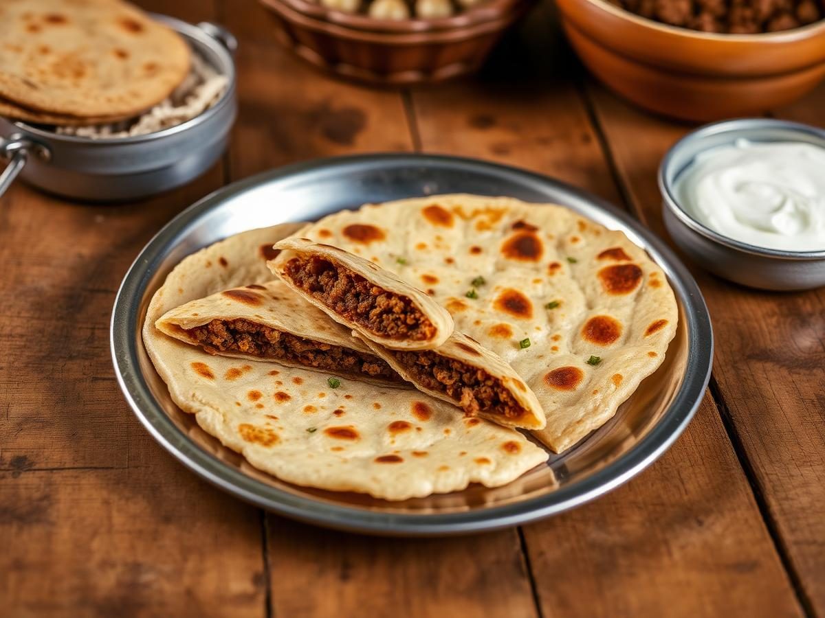 Kheema Paratha